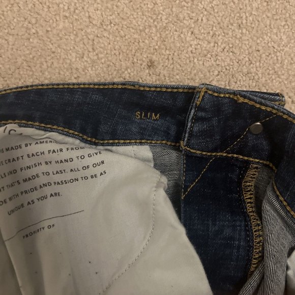 American Eagle Next Level Stretch Jeans Distressed Slim Jeans Men’s 36x32. - Picture 5 of 6